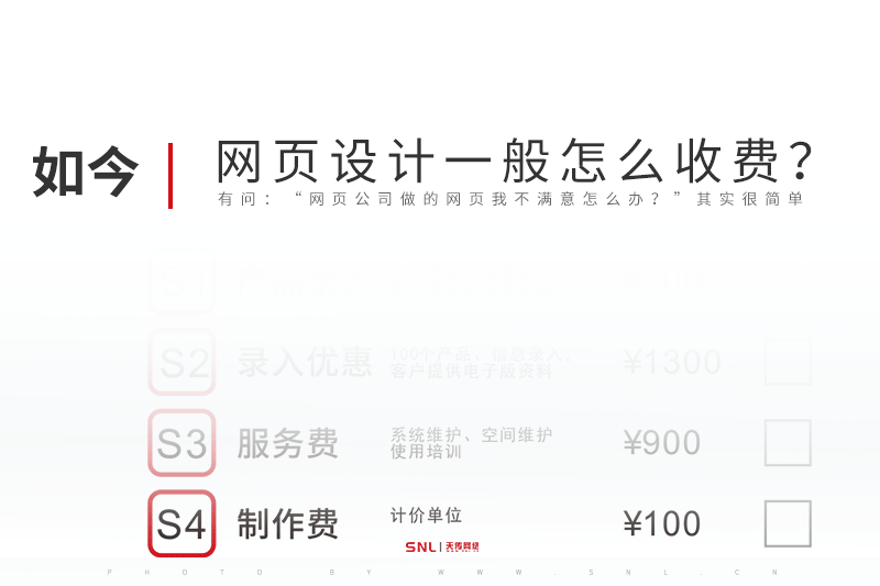 广州网页设计一般怎么收费？