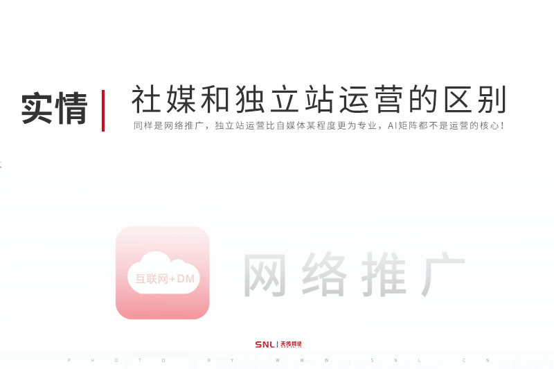 网络推广如何做：社媒和独立站运营的对比与区别