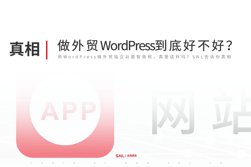 做外贸独立站用WordPress二次网页设计到底好不好？