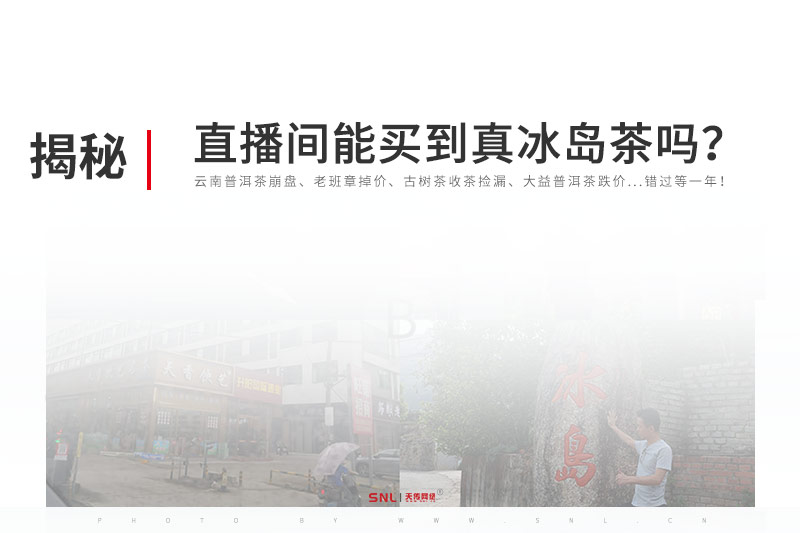 云南普洱茶视频号直播间能买到真冰岛茶吗?网络营销与直播电商